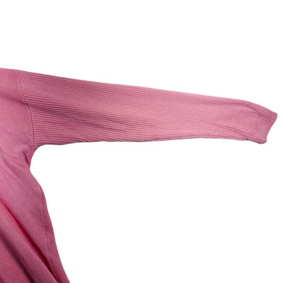 KAFFE KAmachelle Women's Knit sweater Long Sleeve V-Neck Pullover  size M pink - Picture 8 of 14